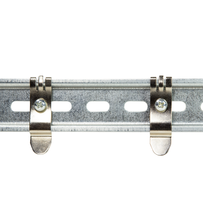 DIN-RAIL MOUNTING BRACKETS STAINLESS STEEL 2PCS